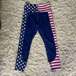 Curves N Combat Boots Red, White & Badass Leggings